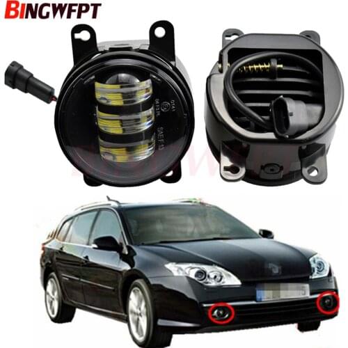 1pair Car Styling H11 LED Fog Lamp headlight For RENAULT LAGUNA 3 III Grandtour 2007 2008 2009 2010 2011 2012