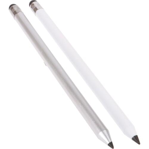 1PC Dual Head Touch Screen Stylus Pencil High Quality Capacitive Capacitor Pen For i-Pad For Samsung Phone Tablet PC Accessories