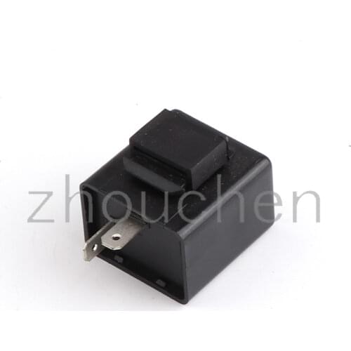 1 Pcs LED Flasher DC 6-12V 2 Pin Adjustable Frequency Relay Turn Signal Indicator For Honda KTM Suzuki Yamaha Etc Motorcycle