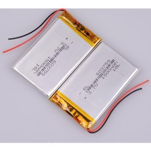 3pcs/Lot 3.7V 1500mAh Rechargeable li Polymer Li-ion Battery For MP3 MP4 Game Player mouse PSP Lampe speaker toys 603759 063759