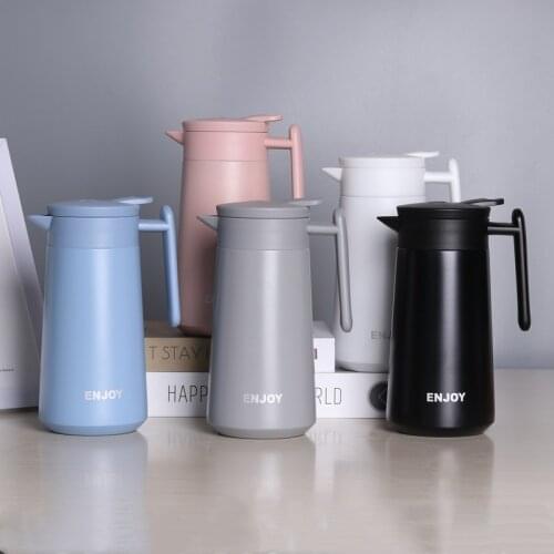 860ML Home Stainless Steel Water Pot Kettle Vacuum Flasks Insulation Thermos Office Coffee Thermal Warm Bottles Double Wall Jugs