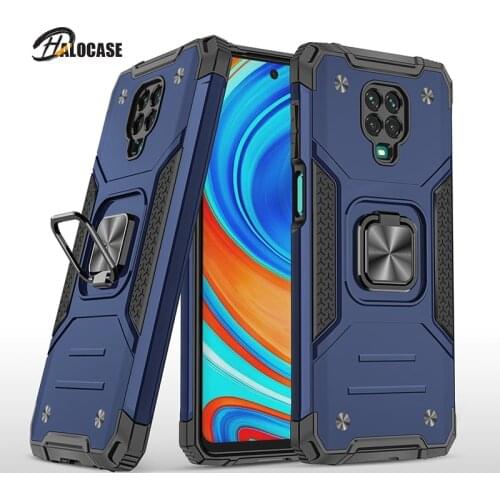 For Xiaomi Redmi Note 9 8 Mi Note10 Lite 10T 9C Poco F2 Pro X3 NFC Case Shockproof Armor Soft Silicone Hard TPU Metal Ring Cover