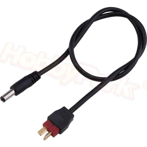 Deans T Plug Male Connector to Male DC 5.5 x 2.5mm DC5525 Power Cable for TS100 Soldering Iron Outdoor Field Repairing