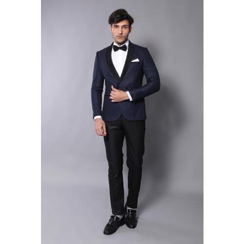 Shawl Lapel Double Breasted Suit
