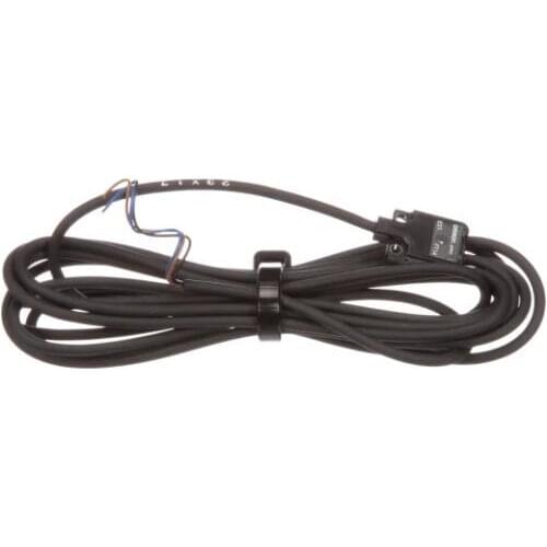 E3T-FT14 Photoelectric Sensor; Through Beam; PNPOpen; 0.5m Range; Cable; E3T Series