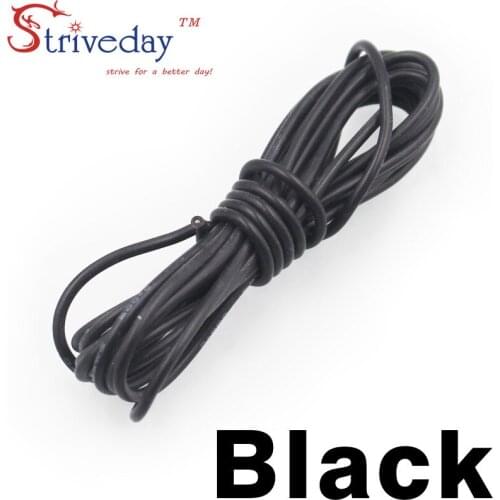 1 meters 3.28ft 10AWG Flexible Rubber Silicone Wire Tinned copper line DIY Electronic cable 2 colors to choose from