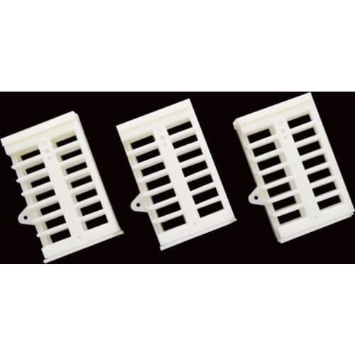 White Bee Queen Cage Queen Bee Isolation Box Plastic Professional Transport Queen Bee Device Beekeeping Tools 10 Pcs