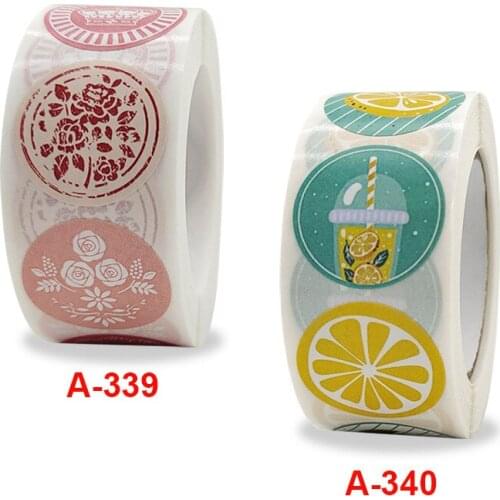 Round envelope seal sticker thank you arts and crafts gift decoration roll sticker label