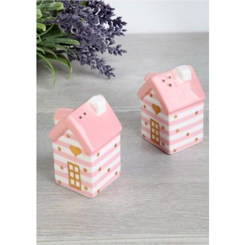 New 2021 pink home series shaped salt shaker and pepper turkey fast shipping