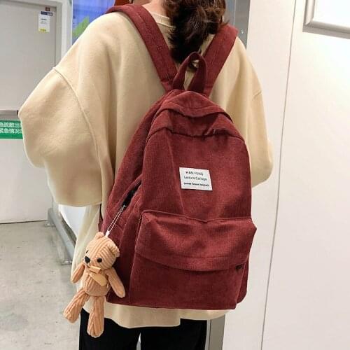2021 New Womens Backpack Suitable for School Girls Bookbags Large Capacity Travel Backbags Good Quality Bag Mochila