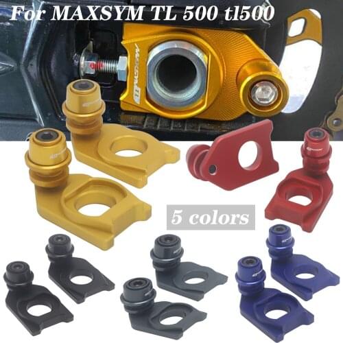 New Maxsym TL500 For SYM MAXSYM TL 500 tl500 2020 Motorcycle Chain Adjustment Block Frame swingarm Spools sliders