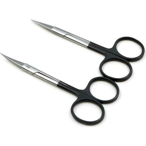Medical Scissors Straight-pointed and Curved-point Surgical Stitching Scissors Double Eyelid Scissors