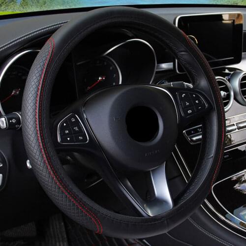 Steering Wheel Cover Braid On The Steering Wheel Cover Cubre Volante Auto Car Accessories