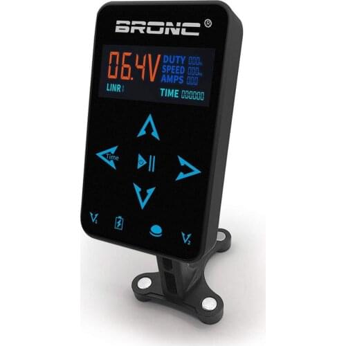 Original HUMMINGBIRD BRONC Tattoo Power Supply Digital LCD Touch Screen For 2 Tattoo Machines Makeup Supply -- TPN-037