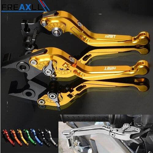 For BMW RNINET R NINE T 2014 2015 2016 Motorcycle Brake Clutch Levers CNC Aluminum Motorbike Levers Foldabel Extendable