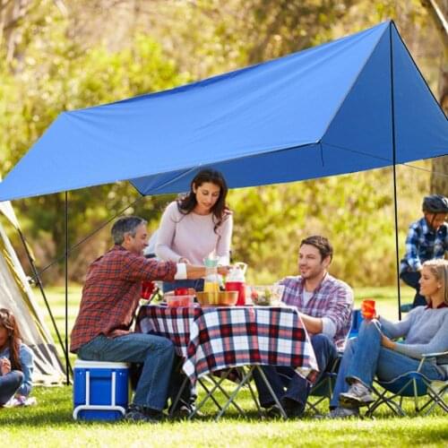 Ultralight Tarp Outdoor Camping Survival Sun Shelter Shade Awning Waterproof Beach Tent Outdoor Camping Garden Canopy Sunshade