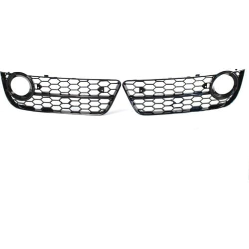 Honeycomb Mesh Grill Left Right Car Lights Decoration Frame Accessory Front Bumper Fog Light Grille Cover Replacement