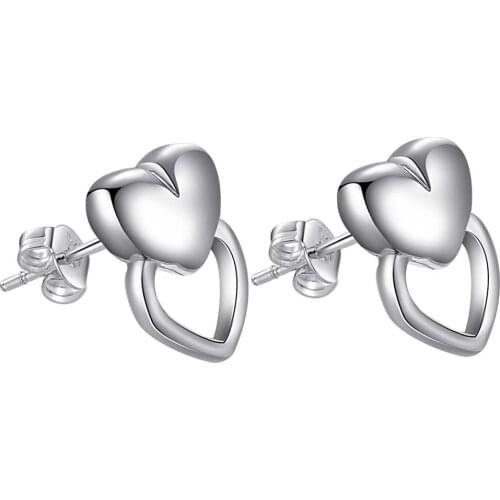 Cupid love heart high quality Silver Earrings for women fashion jewelry earrings /XBZZCXAI REFJCWVU