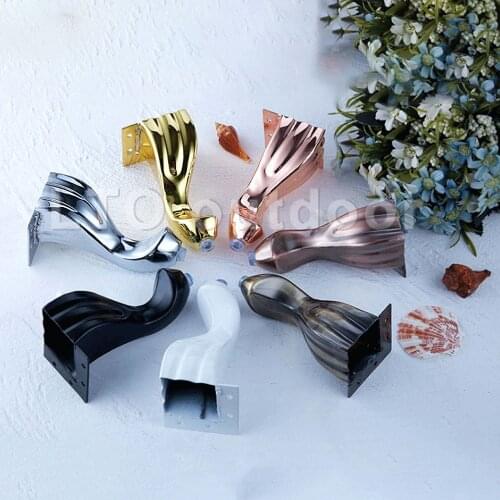 1/4PCS Metal European Style Furniture Legs Replacement Feet For Sofa Cabinet Antique Bed TV Stands Coffe Tea Table with Screws