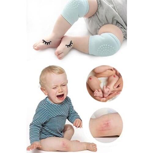 1 Pair Baby Knee Pad Kids Safety Crawling Elbow Pillow Infant Toddlers Baby Leg Warmer Knee Support Protector Infant Kneecap