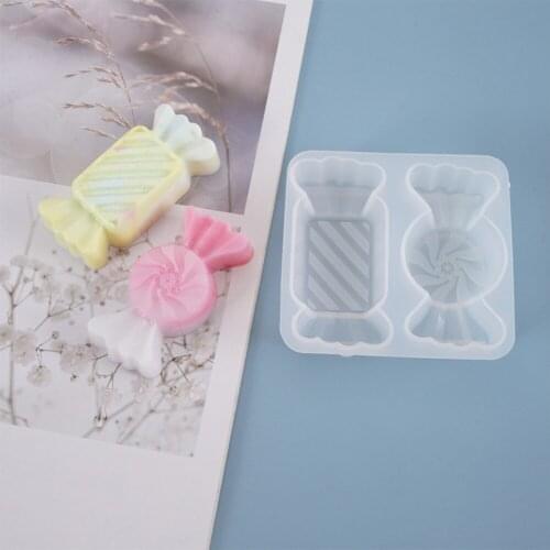 2 Types Cute Candy Epoxy Mold DIY Making Jewelry Accessories Handmade Gift Decoration Sweet Candy Resin Mold Silicone Mould