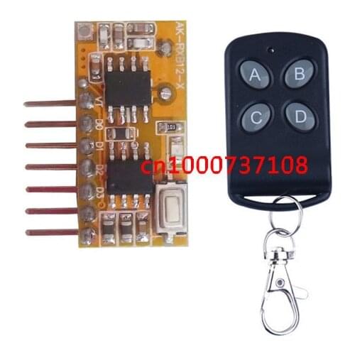 ASK rf transmitter and receiver module 315mhz/433.92mhz smartphone android receiver board RF learning code RX TX