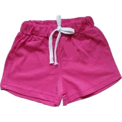 Kids clothes Children Pants for baby boys summer shorts beach solid candy blue grey red yellow girls