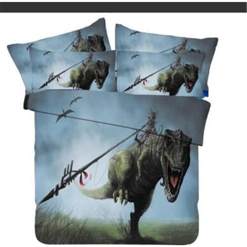 Home Textile Cartoon dinosaur 3D Bedding Sets Childrens Beddingset Bed Linen Duvet Cover Bed Sheet Pillowcase/bed Sets