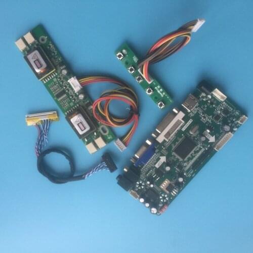 For M170EG01 VA/VB controller board driver 30pin M.NT68676 LCD DIY VGA LVDS LED HDMI kit DVI screen 1280*1024 17.0" display