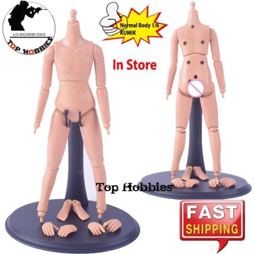 KUMIK 1/6 JUNIOR BODY Small Boy Unisex Action Figure 6 inches Doll DIY Figure Model Toys Fit 12Inch Hottoys 1/6 Head sculpture