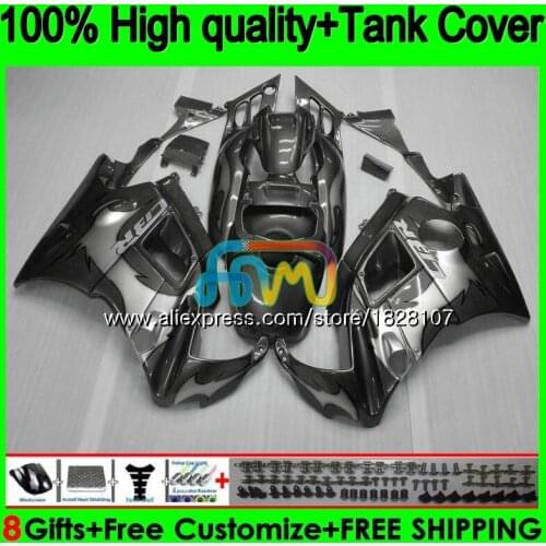 F2 Fairings +Tank For HONDA 600CC CBR 600F2 CBR 600 FS 91 92 1991 1992 1BS.233 CBR600 F2 CBR600F2 93 94 1993 1994 Grey&flames