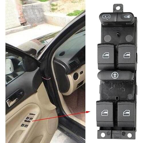 Window Control Switch Button for JETTA GOLF GTI MK4 PASSAT B5 B5.5 scania peugeot partner Window Window Winding Handles