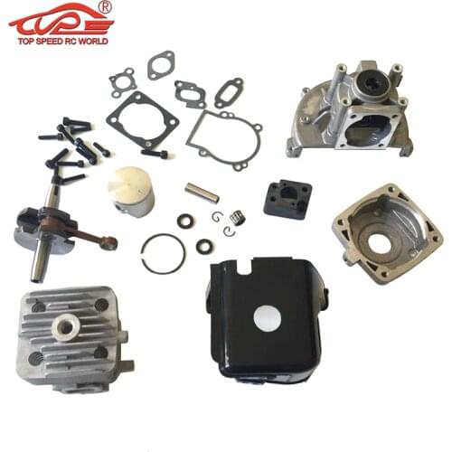 32CC BIG BORE UPGRADE KIT 38MM for TOP SPEED 32cc engine upgraded for the 26cc 29cc 30.5cc Zenoah engine