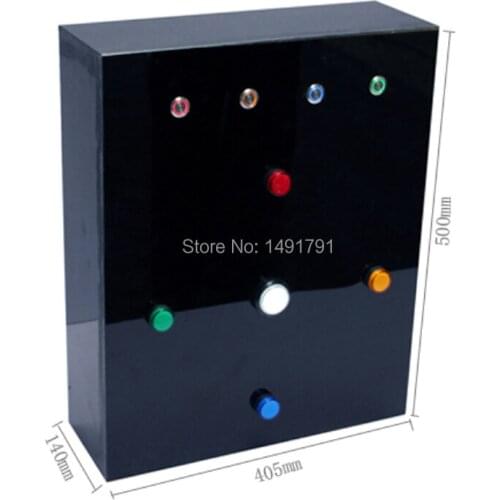 Colourful light remember large props open the lock to escape from mysterious room game Real-life escape room game prop escape