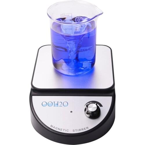 Magnetic Stirrer Magnetic Mixer with Stir Bar 3500 rpm Max Stirring Capacity: 3500ml Black