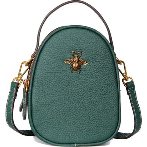 Mini Fashion Cow Leather Women Messenger Bags Crossbody Shoulder Bag Small Handbags Phone Bag Purse