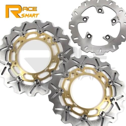 Front & Rear Brake Discs Rotors For YAMAHA FZ6 2004-2008 Motorcycle Floating CNC Brake Disks FZ6 Fazer FZ600 FZ 6 2005 2006 2007