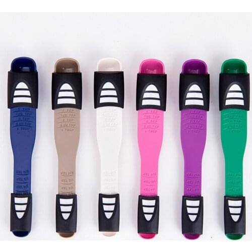 Adjustable Measuring Spoon Double End Adjustable Scale Measuring Spoon Measuring Dry Semi-Liquid Ingredients STTA889