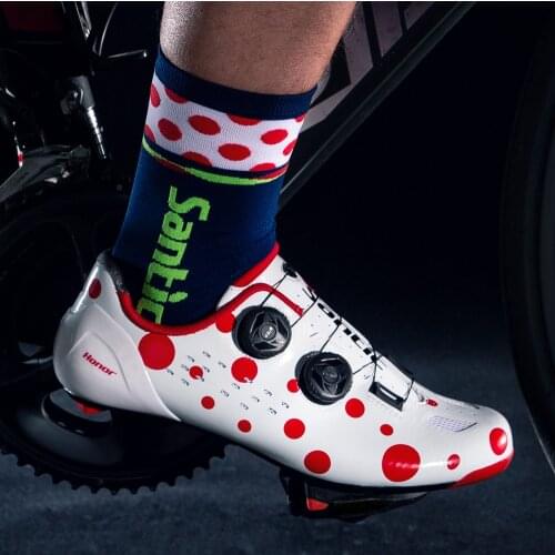 SANTIC Road Cycling Shoes Anti-skid Profession Racing Bicycle Self-Locking Shoes Lightweight Carbon Fiber Sole Cycling Equipment
