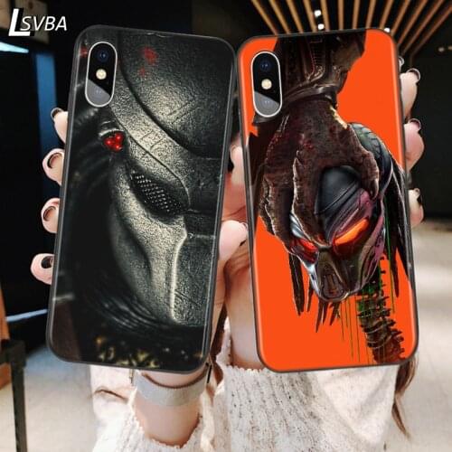 Borg Lost Predator Back Silicone Phone Case For Apple iPhone 11 Pro XS Max X XR 6S 6 7 8 Plus 5S Se Soft Black Cover