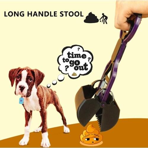 TINGHAO Dog Pet Long Handle Pooper Scooper Poop Scoop Clean Pick Up Excreta Cleaner