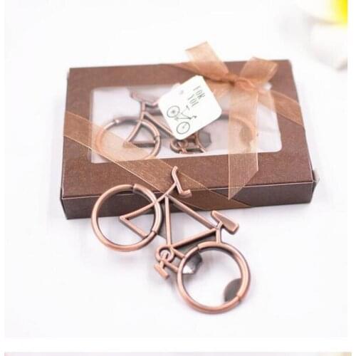 Bicycle Metal Beer Bottle Opener Cute key rings for bike lover Wedding Anniversary Party Gift Bike keychain Brand New 20pcs/lot