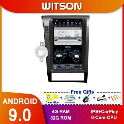 WITSON Tesla Style Vertical Screen Android 9.0 For TOYOTA SEQUOIA 2007-2018 Car Radio Automotivo Multimedia Player Navigation