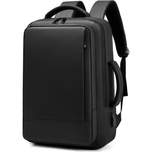 High Quality Fashion School Backpack Mens Knapsack Business Multifunction Computer Bag With USB Charging