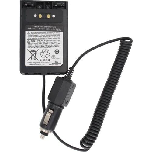YAESU SBR-14LI Car Charger Battery Eliminator DC12V for Yaesu VX-8R VX-8DR VX-8GR FT-1DR FT1XD FT-2DR radio FNB-102LI FNB-101Li