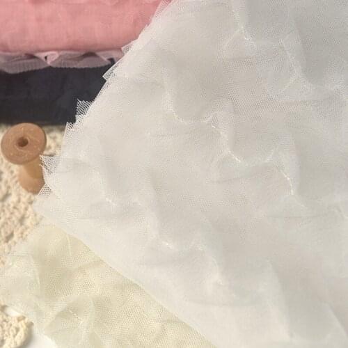 4 Colors Crepe Crepe Jacquard Strips Mesh Fabric Shooting Background Cloth Curtains Wedding Dresses And Chinese Clothing Fabrics