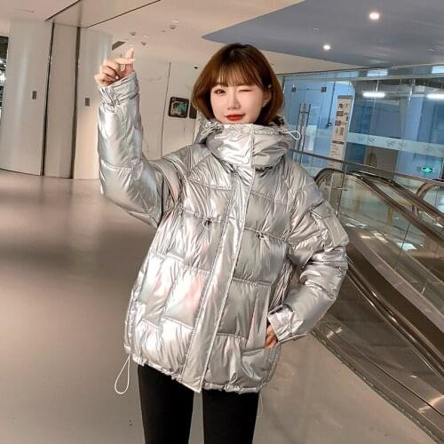 Winter Women Hooded Down Cotton Jacket Female Padded Coat Thicken Warm Water Proof Coat Short Parkas Jacket Woman Outerwear 2021