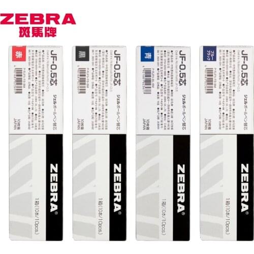 10Pcs Zebra Gel Refills Zebra Sarasa Large Volume Student Suitable for JJ15 Series Writing Supplies JF-05 Student Supplies