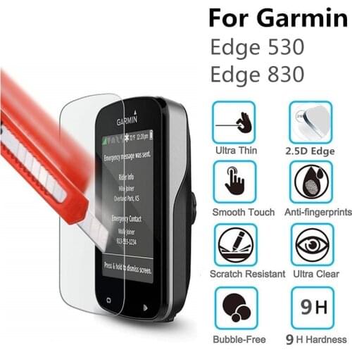 10PCS Tempered Glass For Garmin Edge 830 Screen Protector GPS Cycling Computer Protective Film For Garmin Edge 530