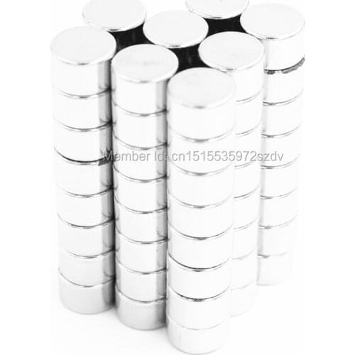 500pcs Strong Round Dia 8mm x 5mm N35 Rare Earth Neodymium Magnet Art Craft Fridge 8x5mm